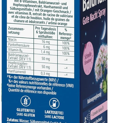 Kneipp Valerian Good Night Spray - ar Cannabis Sativa eļļu, 30ml, jauns un iepakojumā