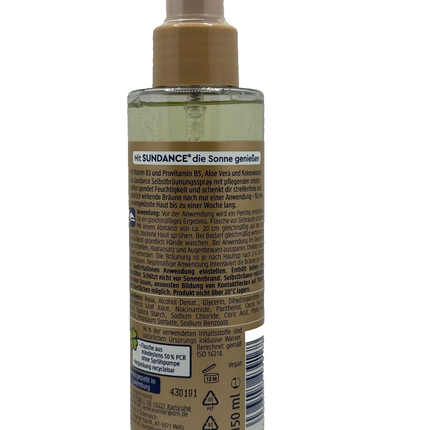 SUNDANCE sejas ādas pašiedeguma sprejs, 150ml, jauns