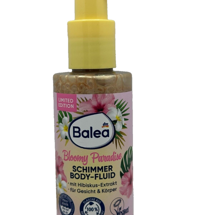 Balea Bloomy Paradise Schimmer Body-Fluid, 75 ml, Neu&ovp