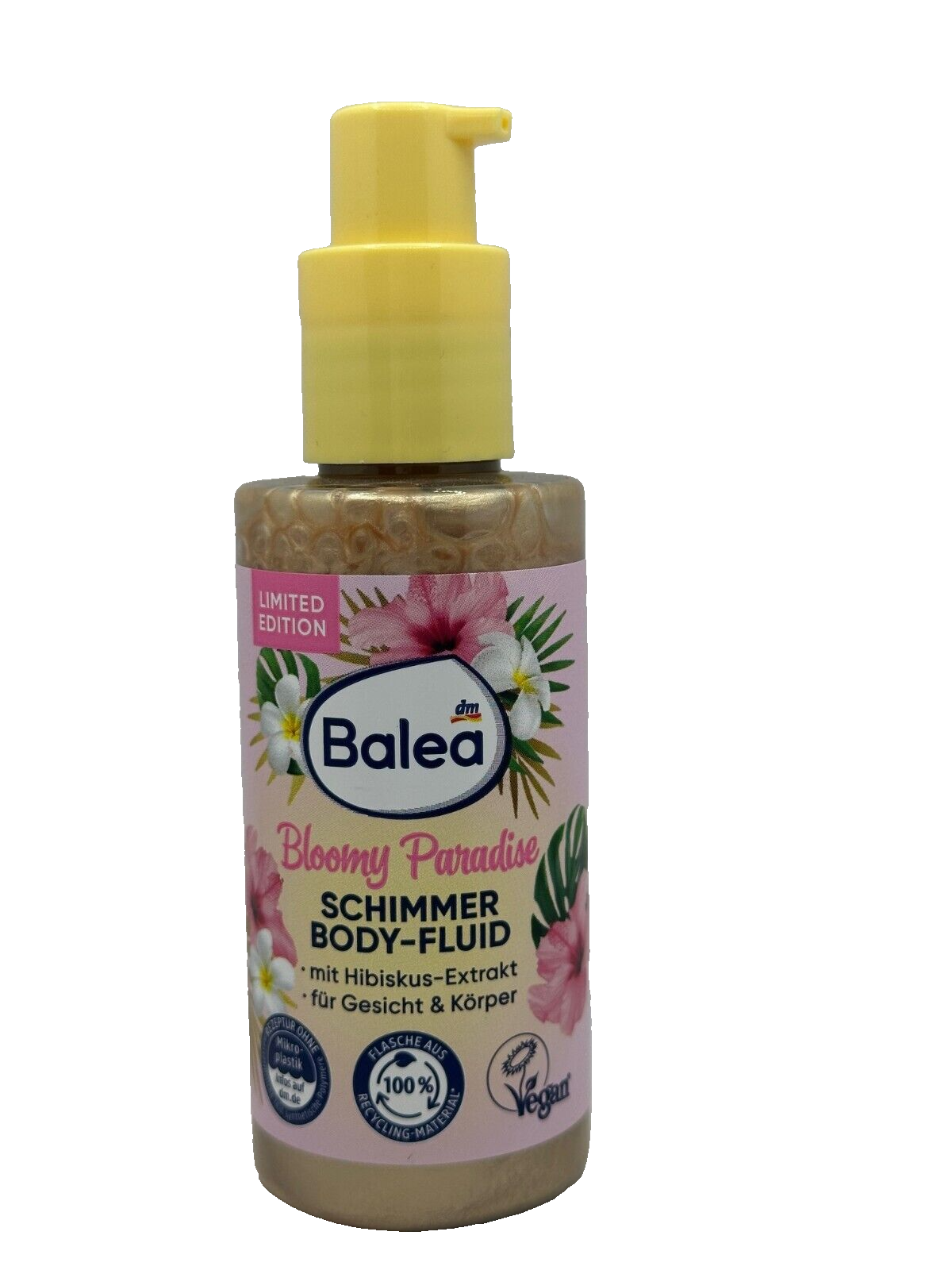 Balea Bloomy Paradise Schimmer Body-Fluid, 75 ml, Neu&ovp