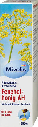 Mivolis fenheļa medus AH, 350 g, jauns un novājināts