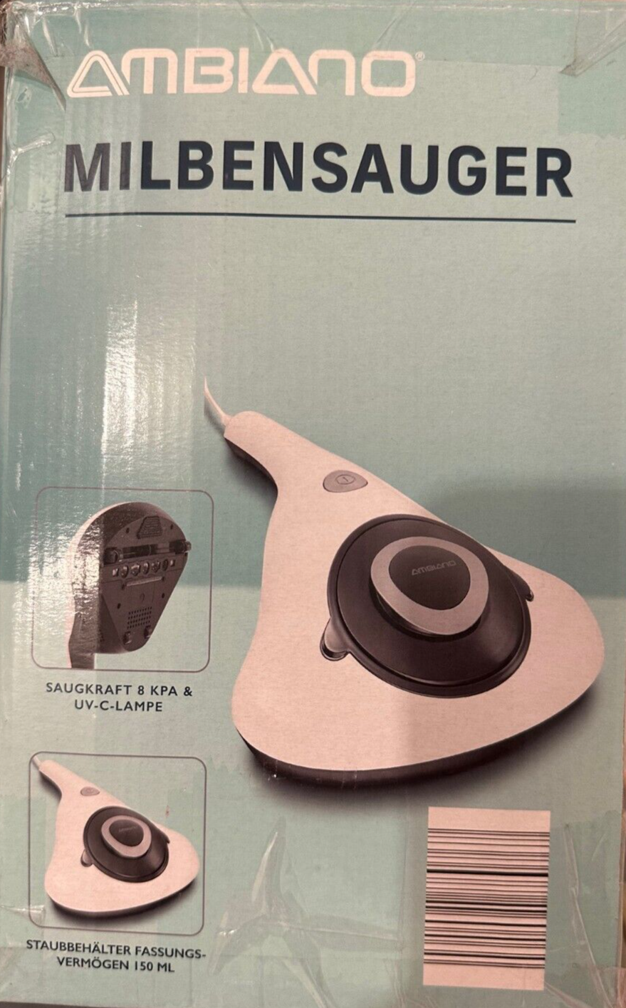 AMBIANO Milbensauger, 300W, mit UV-C Licht, Neu&OVP