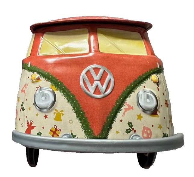 Volkswagen VW T1 autobusa Bulli kolekcijas metāla cepumu/glabāšanas kārba, jauna