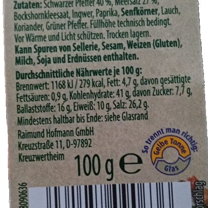 LEGUSTO Parīzes pipari ar piparu dzirnaviņām, 100 g, jauni un aizzīmogoti