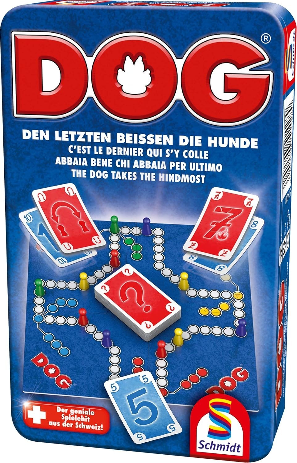 Schmidt Spiele, DOG, Bring Mich Mit Spiel in Der Metalldose, Bunt, neu&ovp