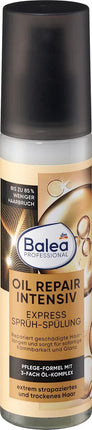 Balea Professional Oil Repair Intensive Spray Conditioner Express, 150 ml, jauns