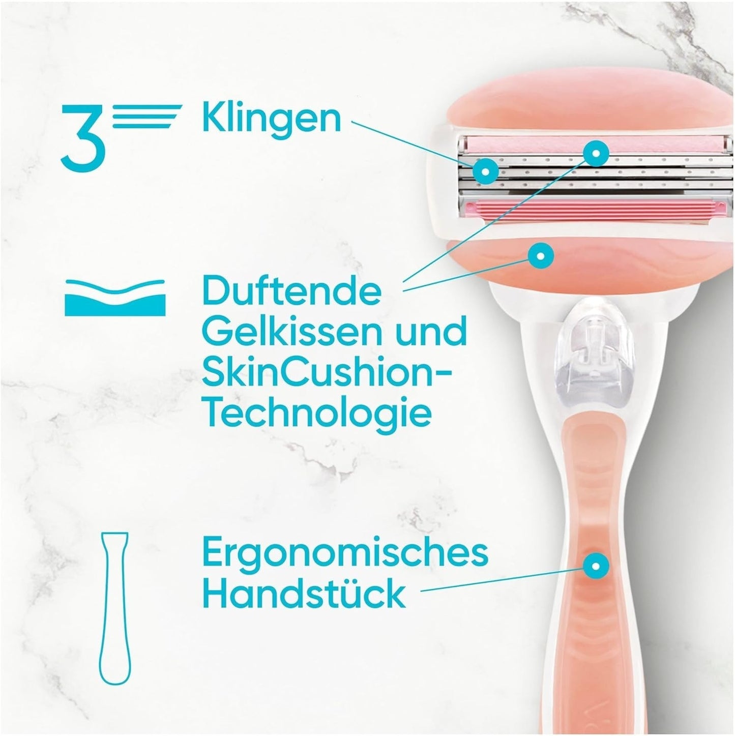 Gillette Venus, Comfortglide Spa Breeze, Rasierklingen, 1x4 St., neu&ovp