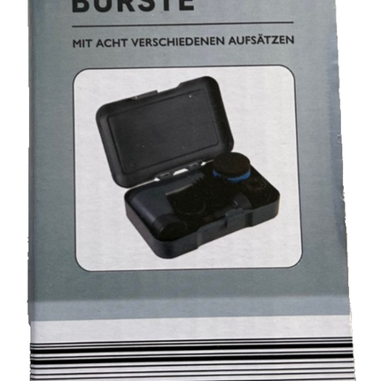 AMBIANO elektriskā tīrīšanas birste, komplekts ar akumulatoru, USB uzlāde, jauna un noslēgta