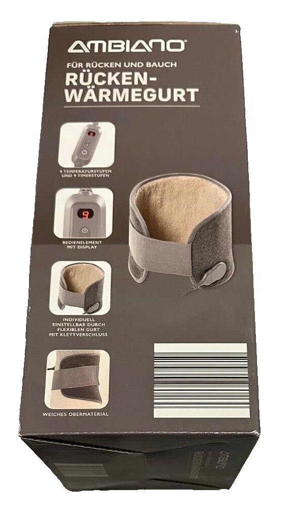 AMBIANO Rückenwärmegurt, für Rücken und Bauch, neu&ovp