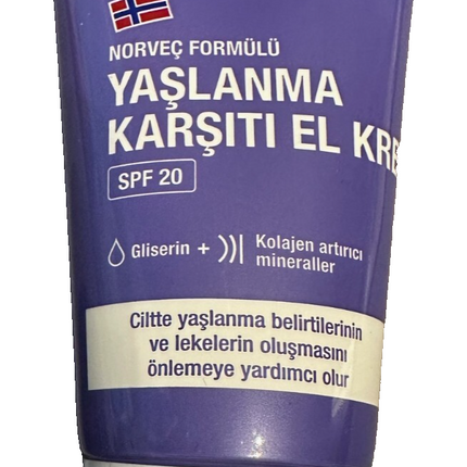 Neutrogena pretnovecošanās roku krēms, SPF 20, ar kolagēnu un minerālvielām, 75 ml, jauns