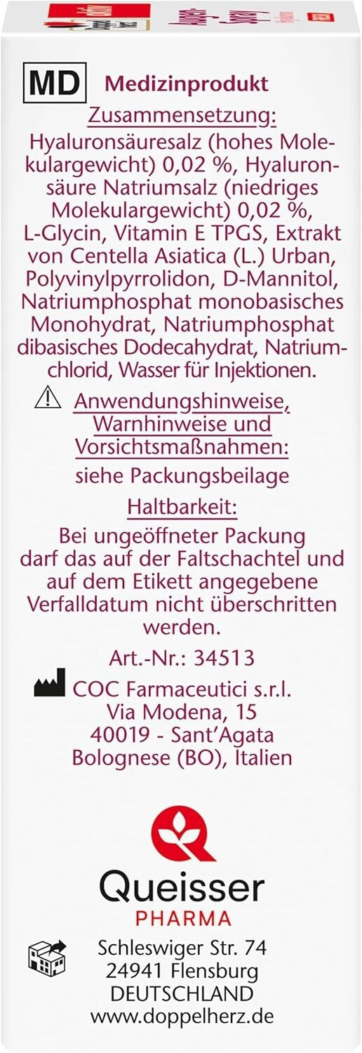 DOPPELHERZ Augen-Spray Hyaluron Fresh, 1x10ml, neu&ovp