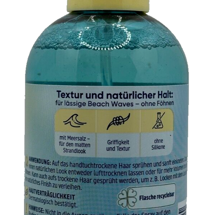 Balea jūras sāls tekstūras sprejs, 200 ml, jauns