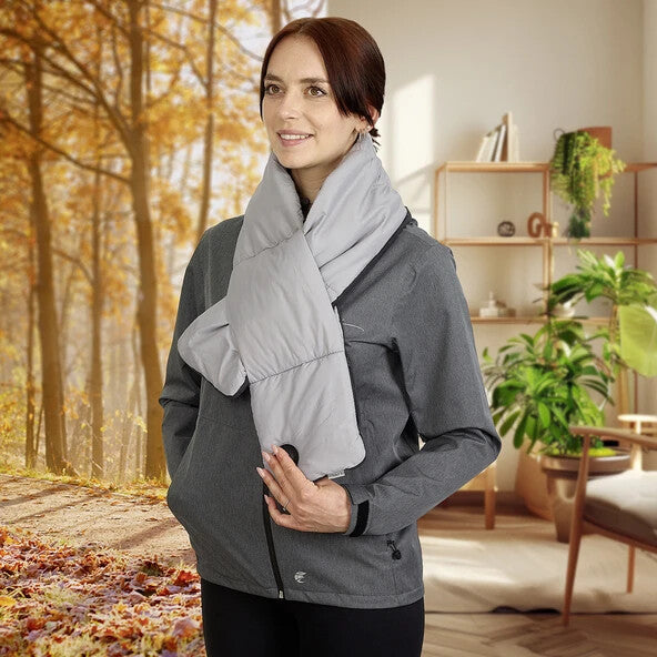 AMBIANO Akku-Wärmeschal Heat To Go, mobile Wärme Kabellos, aufladbar, neu&ovp