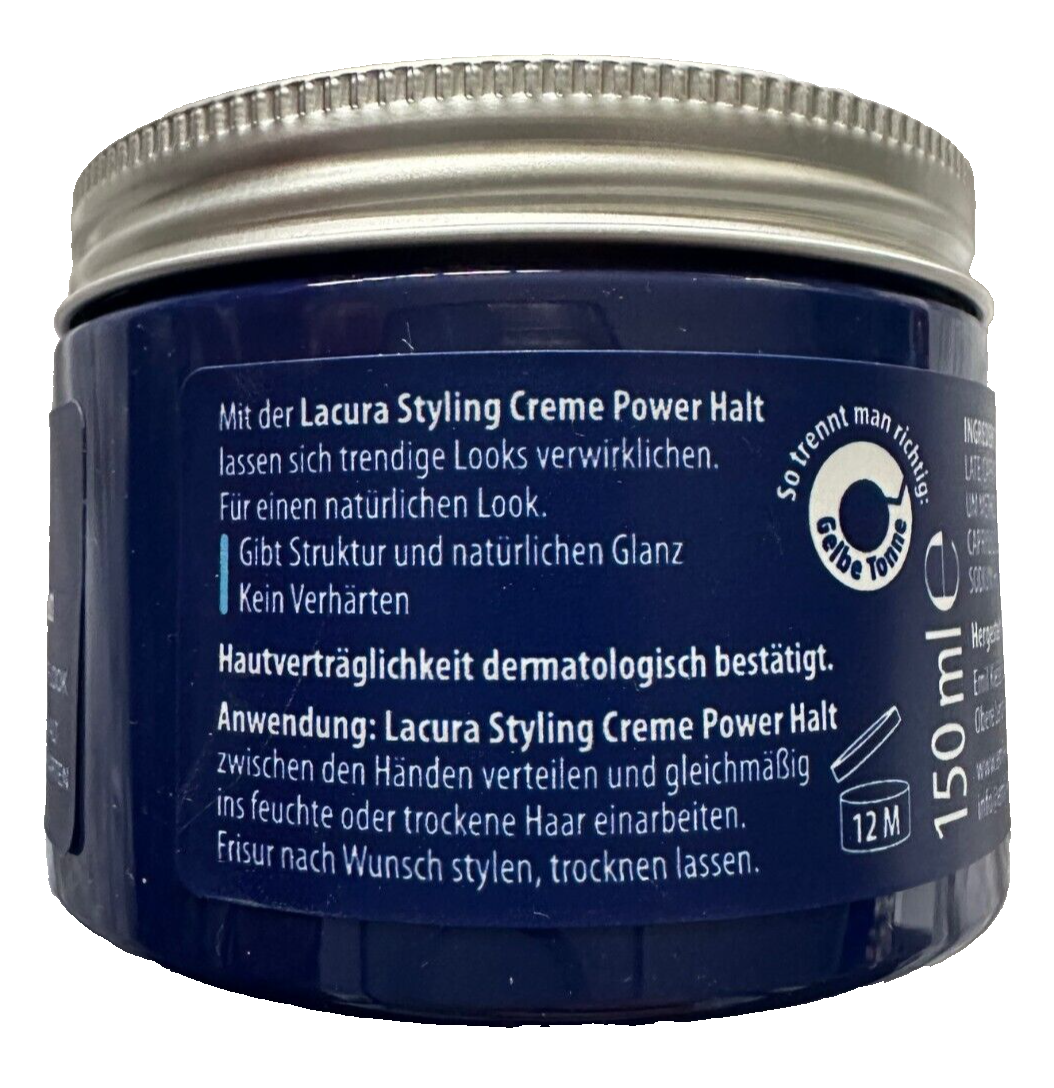 LACURA Hair Styling Creme, Power Halt, vegan, 150ml, neu&ovp