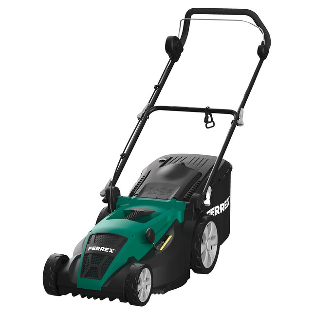 Ferrex elektriskais zāles pļāvējs, 1800 W, pļaušanas platums 44 cm, 7 ātruma iestatījumi, jauns un iepakots