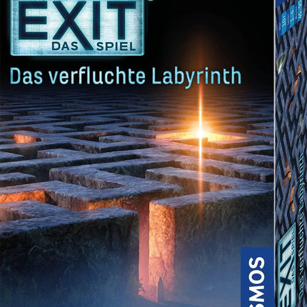EXIT® — Spēle: Nolādētais labirints, paredzēta 1 līdz 4 spēlētājiem, no 10 gadu vecuma, jauna