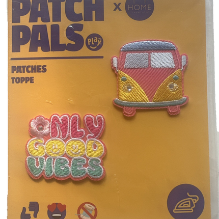 Patch Pals، زخارف تُكوى، رقعة تُكوى، رقعة تُخاط، مجموعة من قطعتين، جديدة