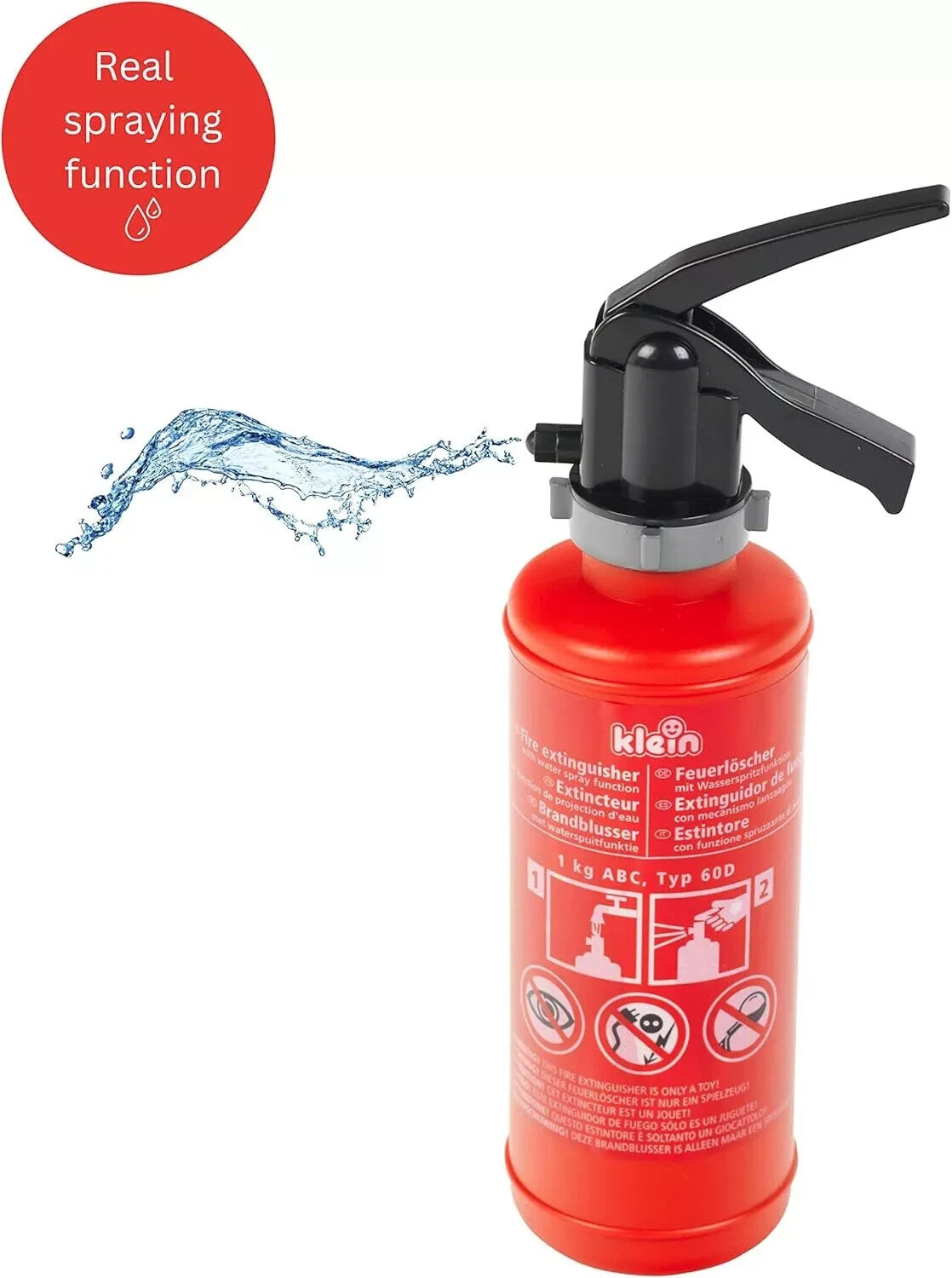 Theo Klein 8928 ugunsdzēsēja komplekts, 7 daļas ar ķiveri, lukturīti un citām lietām, jauns un aizzīmogotā iepakojumā