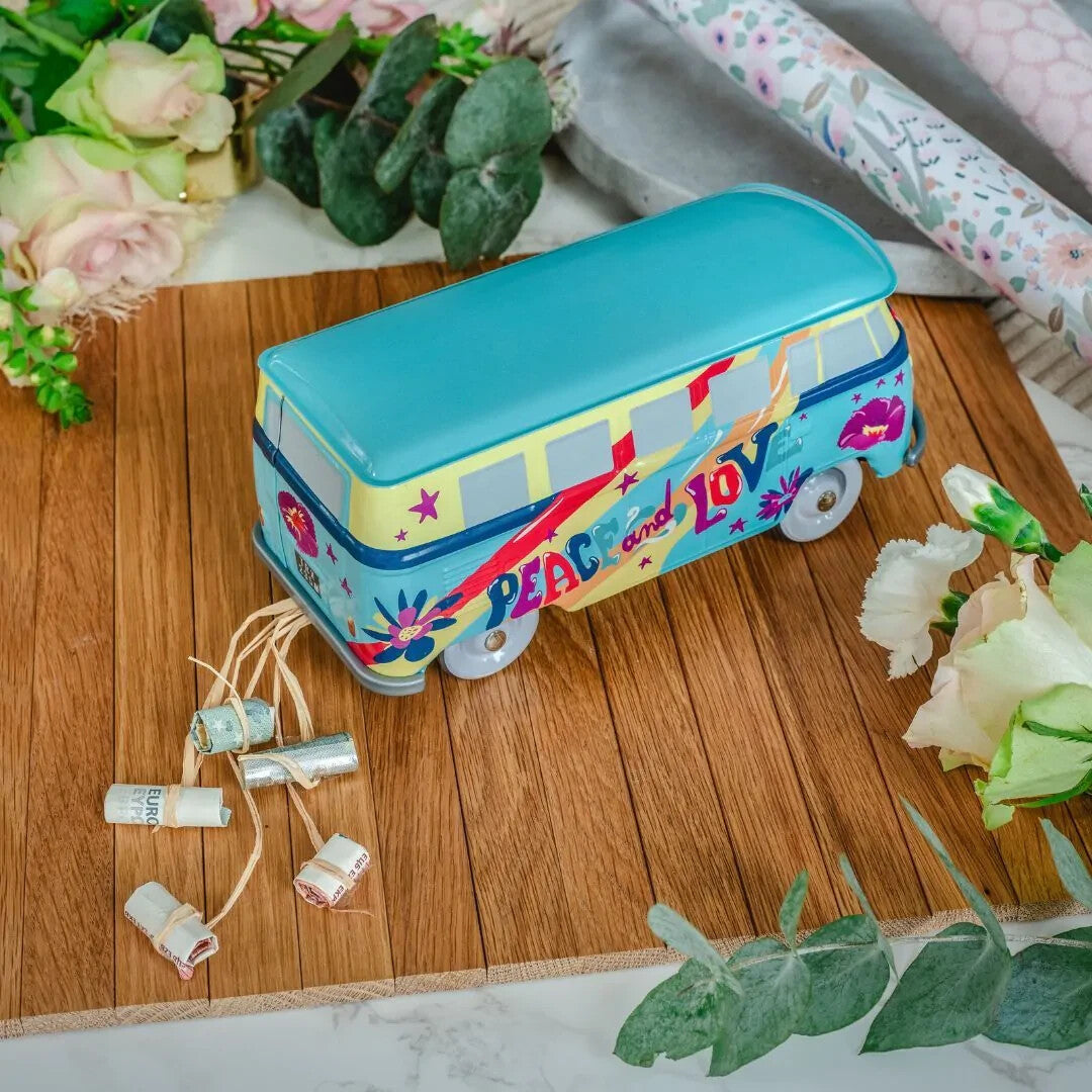 Volkswagen VW T1 autobusa Bulli kolekcijas metāla cepumu/glabāšanas kārba, jauna