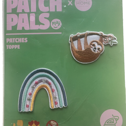 Patch Pals, Bügelbilder Applikation, Patch zum Aufbügeln, Aufnäher, 2er Set, neu