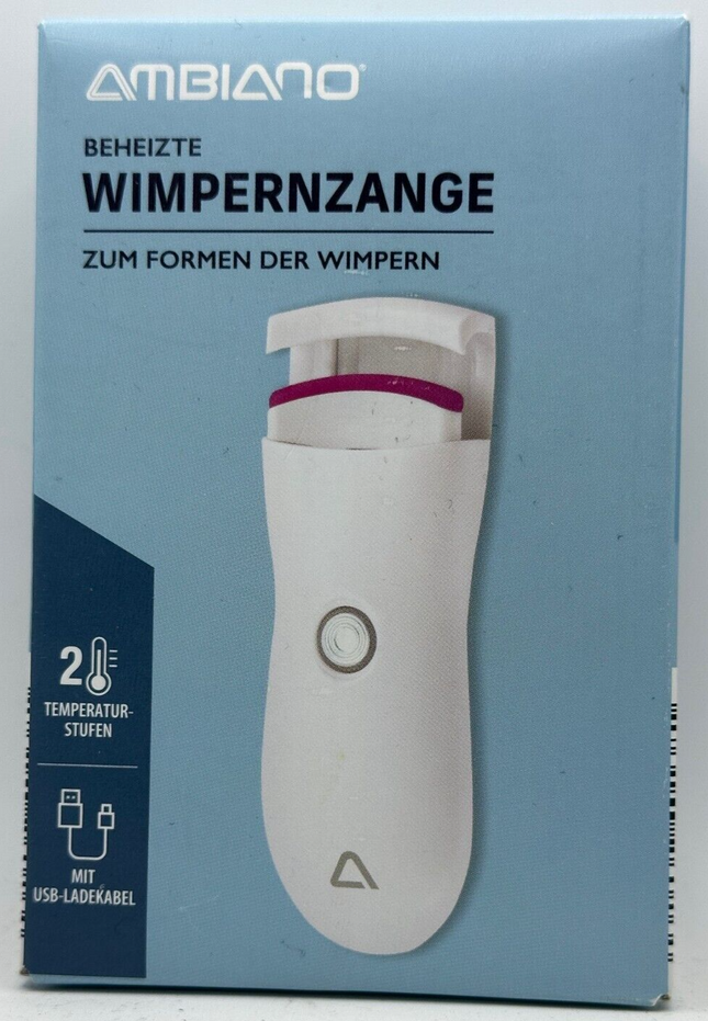 AMBIANO® apsildāms skropstu atliecējs skropstu veidošanai, balts, uzlādējams, jauns un oriģināls iepakojums