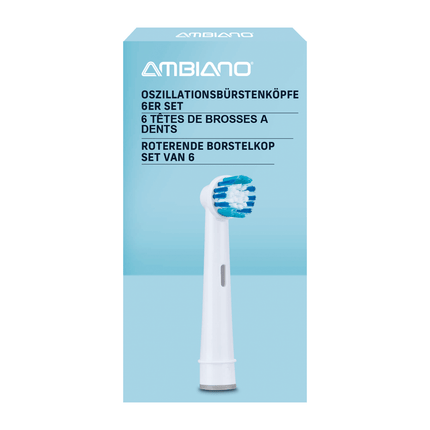 Ambiano Universal Aufsteckbürsten, 6er Set, neu&ovp