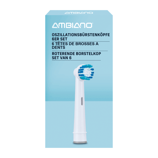 Ambiano Universal Aufsteckbürsten, 6er Set, neu&ovp