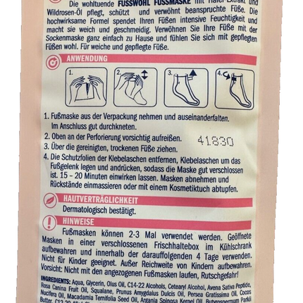 FUSSWOHL zeķu maska ​​BOHO Time, 36.-43. izmērs, 1 pāris, jauna un oriģinālajā iepakojumā