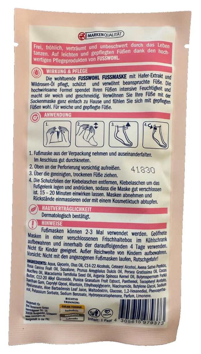 FUSSWOHL zeķu maska ​​BOHO Time, 36.-43. izmērs, 1 pāris, jauna un oriģinālajā iepakojumā