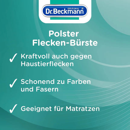 Dr. Beckmann polsterējuma/dīvānu/matraču/automašīnas traipu birste, 400 ml, jauna un aizzīmogota