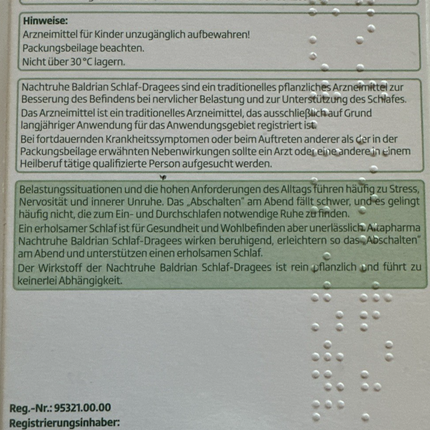 أقراص فاليريان للنوم من ألتا فارما، 60 قرصًا، عبوة جديدة وأصلية