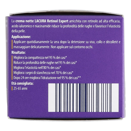 LACURA Retinol Expert nakts krēms, visiem ādas tipiem, 50 ml, jauns un iesaiņots iepakojumā