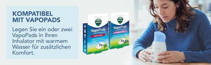 WICK Dampf-Inhalator W1300, manuell, mit 2 Vapopads, neu&ovp