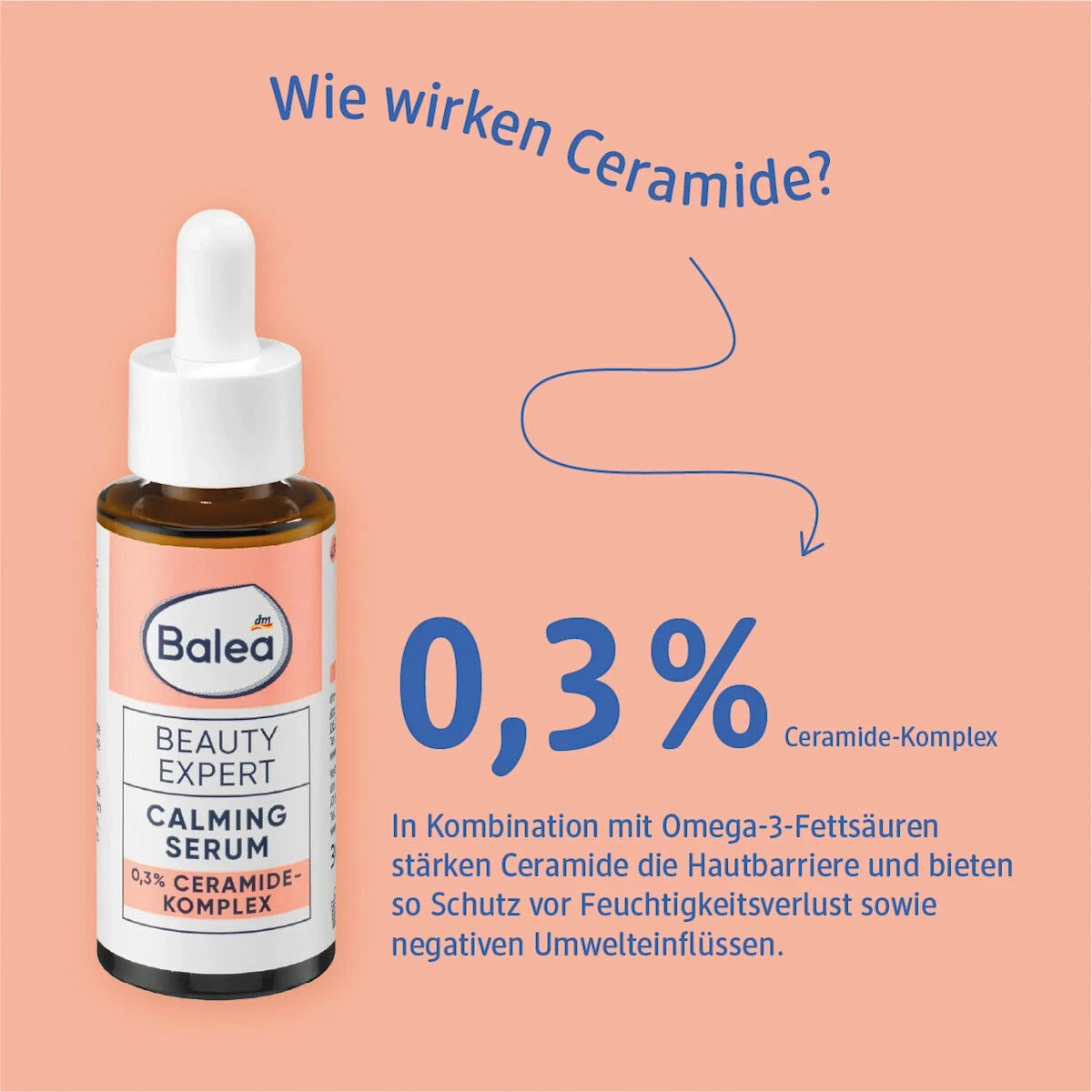 Balea Beauty Expert Calming Serum , 1x30 ml, meu&ovp