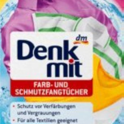 Denkmit Farbfangtücher und Schmutzfangtücher, 1 Packung mit 24 Stück 1 x 24 St