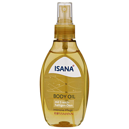 ISANA ķermeņa eļļa 150 ml ar 5 bagātīgām eļļām, intensīva kopšana