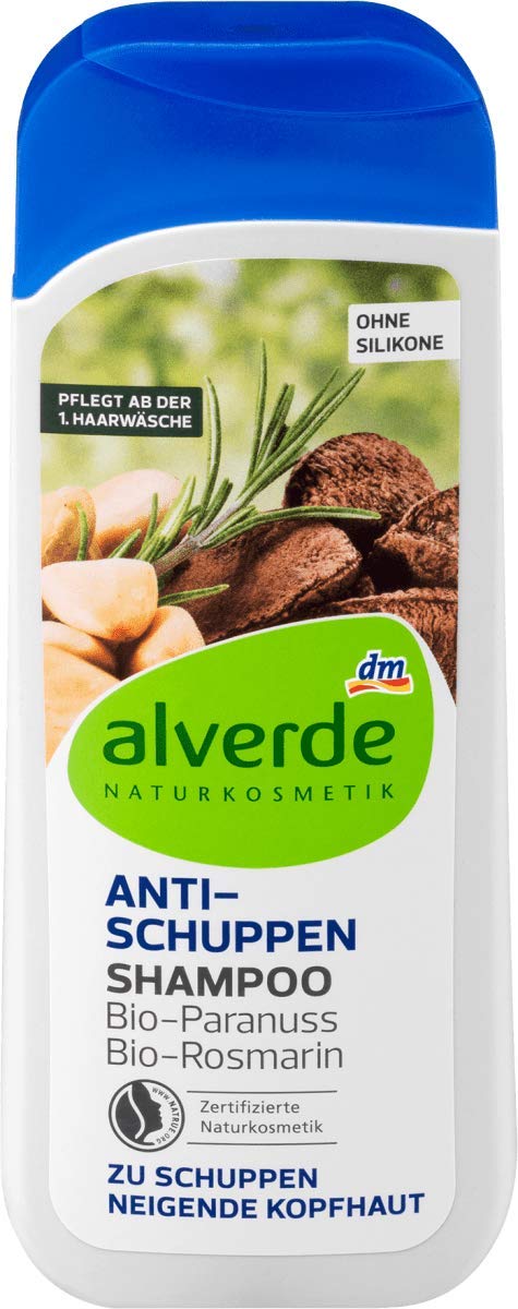 Alverde Antischuppen-Shampoo, wirkt gegen Schuppen – 200 ml