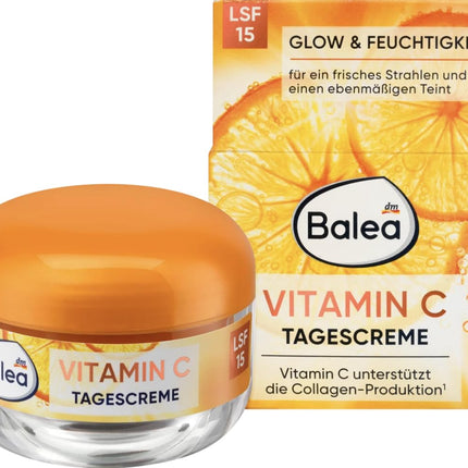 Balea sejas krēms ar C vitamīnu SPF 15, 50 ml