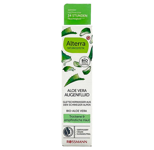 Alterra Augenfluid Bio-Aloe Vera & Gletscherwasser, 15 ml