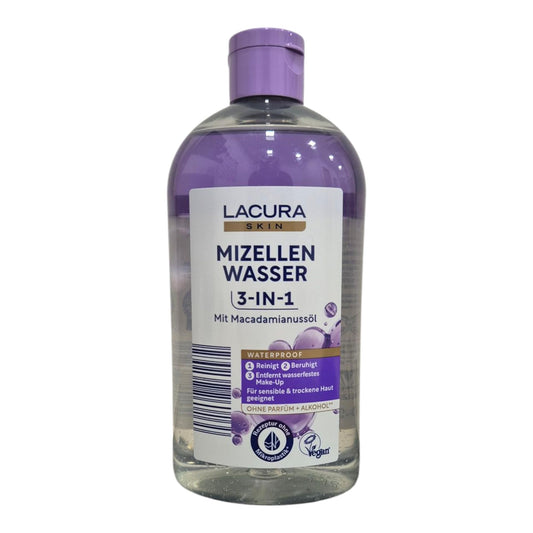 ماء ميسيلار لاكورا هيدرو فيتا (3 × 250 مل) للرقبة والوجه جديد