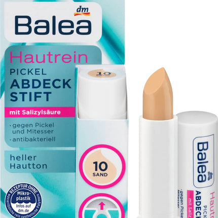 قلم إخفاء العيوب - ضد البثور والرؤوس السوداء - يوفر تغطية مثالية - مع حمض الساليسيليك - اللون: رملي