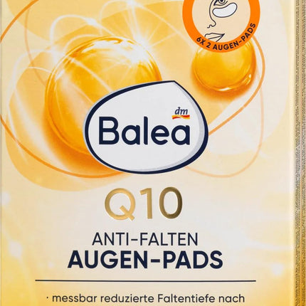 Balea Anti Falten Augenpads Q10 (6 Paar), 12 St