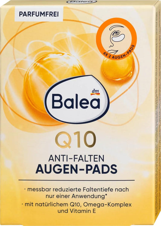 Balea Anti Falten Augenpads Q10 (6 Paar), 12 St