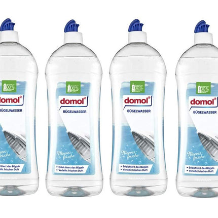 Domol Bügelwasser "Meeresfrische", 4er Pack (4 x 1L), beu&ovp