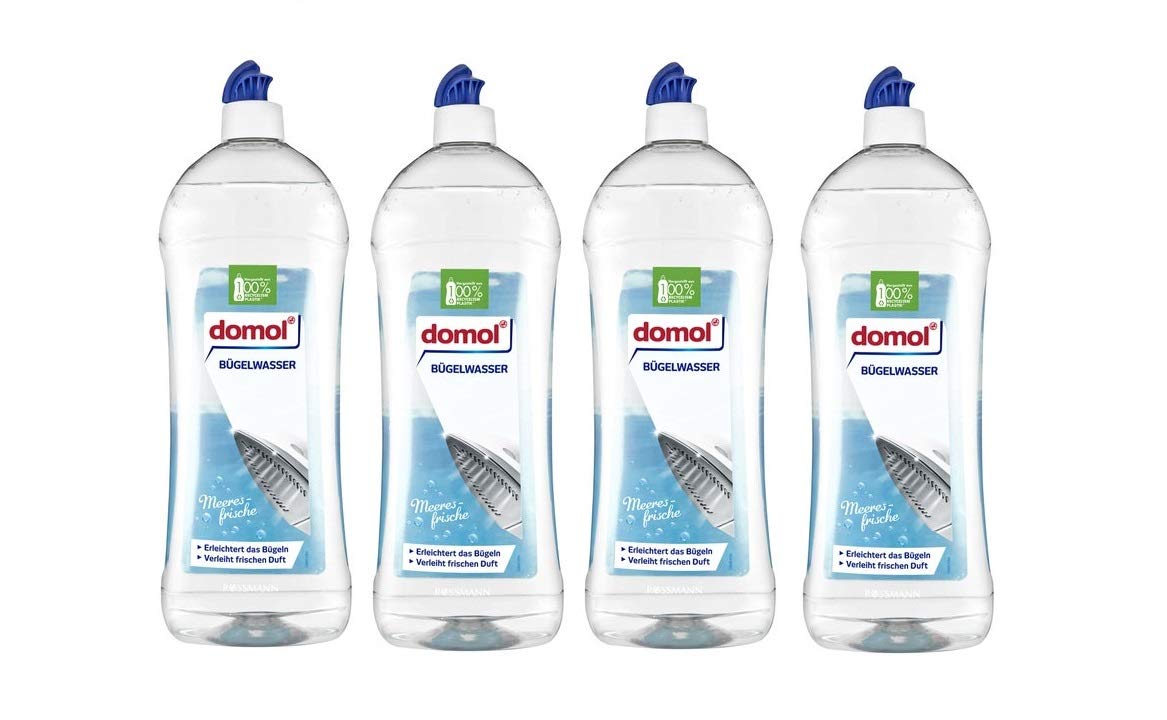 Domol Bügelwasser "Meeresfrische", 4er Pack (4 x 1L), beu&ovp