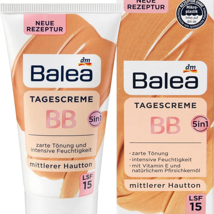 Balea Getönte Tagescreme BB Mittlerer Hautton, 50 ml