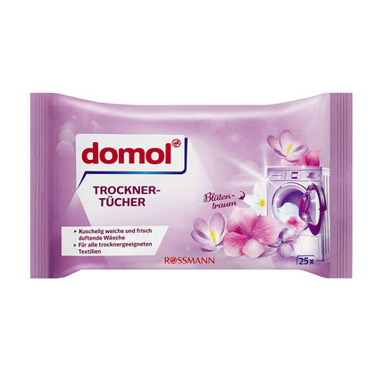 domol Trocknertücher "Blütentraum" 25St