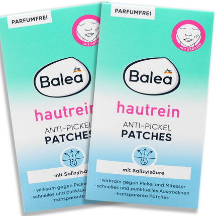 Balea Hautrein Anti-Pickel Patches, 2er Pack 2 x 36 St (72 Patches)