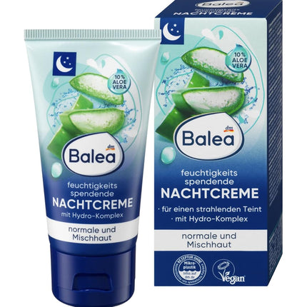 Balea Extra feuchtigkeitsspendende Nachtcreme, 50 ml