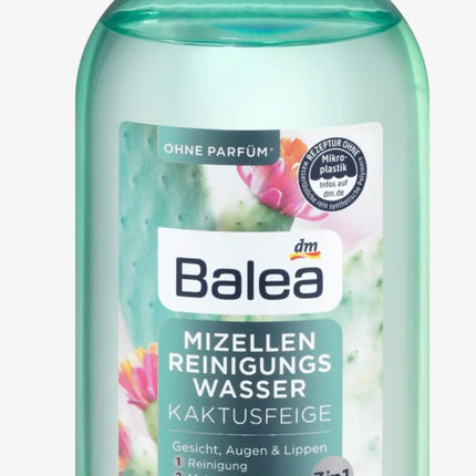 Balea Mizellen-Reinigungswasser Kaktusfeige für Mischhaut und sensible Haut, 3 in 1